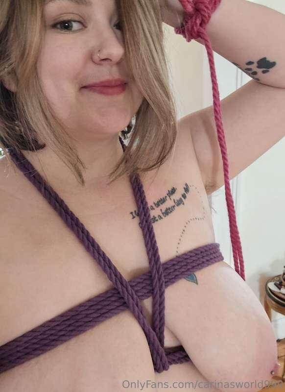 Going to get tied up soon... anyone wanna see?