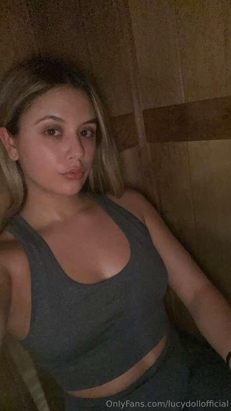 The sauna is nice