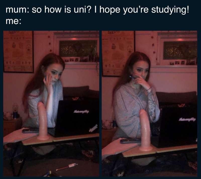 working hard, what about you? 😉😂