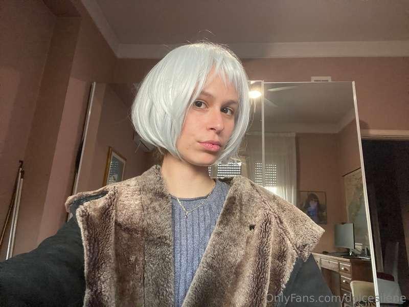 mi vengono dell'idee strane con questa parrucca ahahaha 😇😊 a..