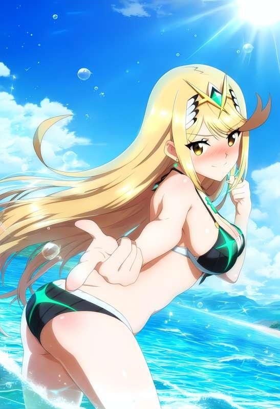 Mythra (ヒカリ) | Xenoblade