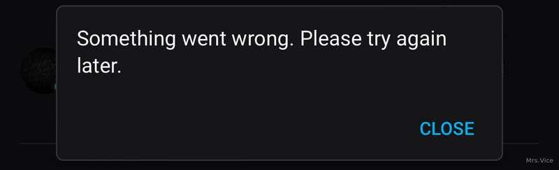 Sorry y’all! Keep getting this error message when trying to ..