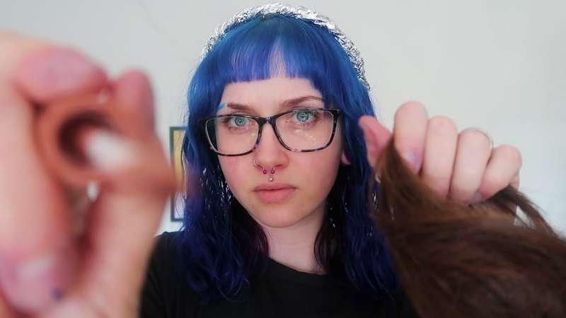 📣 EARLY ACCESS 📣 ASMR Blue Haired Goddess Hart Gets You Ready For The Dance [Makeup, Hair & Measuring You] 💙
