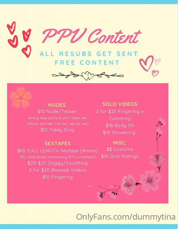 Dm me for ppv content!!! i send resubs free content whenever..
