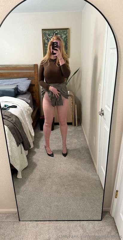 Nips on high alert, do you like my outfit?