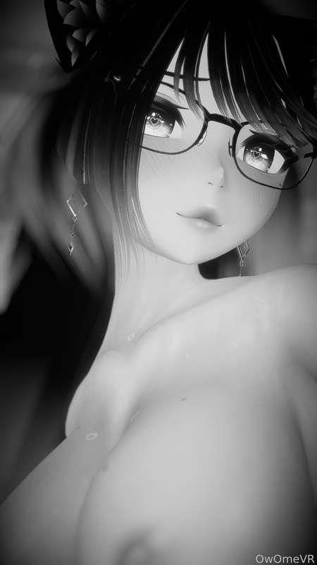 Black and white style can be pretty hot~❤️

All my stuffs: https://linktr.ee/OwOmeVR

#hentai #anime #vtuber #lewdtuber 
#ass #lewd #nsfw #nude #fyp #abs
