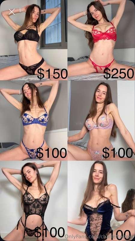 Want to own my used lingerie? 🔥 I can even make them wet wit..