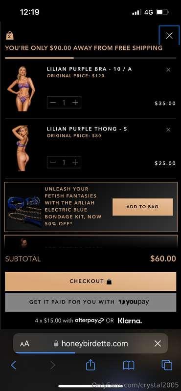 Honey Bridette has a 50% sale 😮 anyone feeling generous 😏 Al..