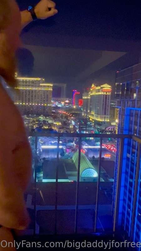 Vegas Nights - 1 - In my hotel admiring the view from my sui..