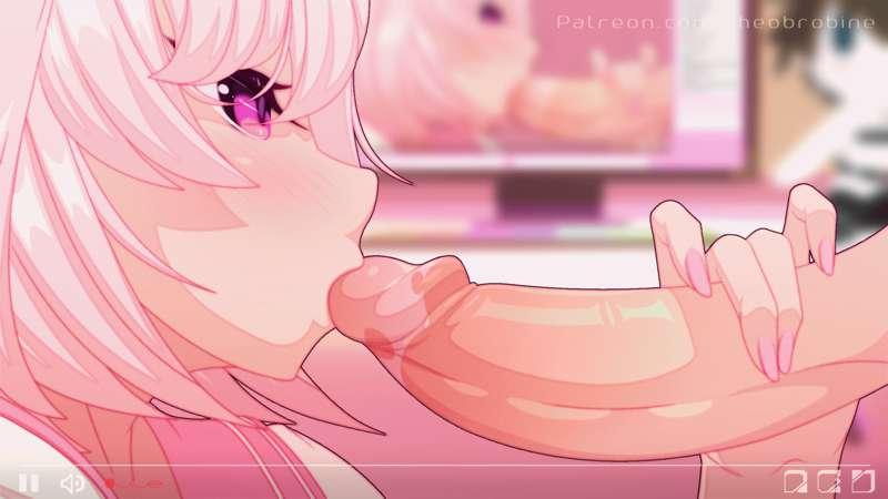 [gif] Astolfo Fellatio finish