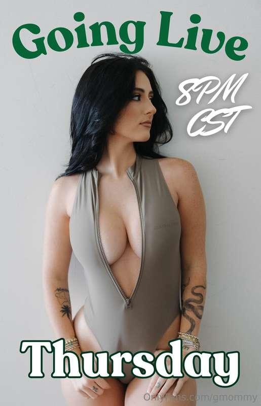 GOING LIVE THURSDAY 🤍 finally i’ll have an excuse to act sl*..