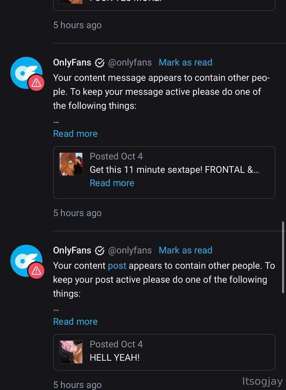 Onlyfans is being d u m b as fck. They keep removing fuck vi..