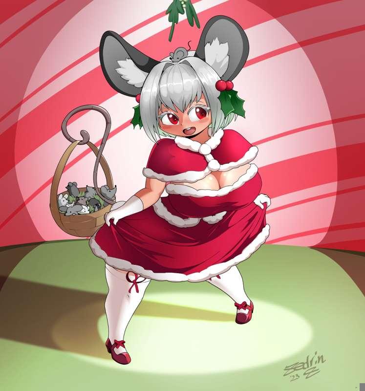 [SFW] Nazrin, the Merry Chrismouse