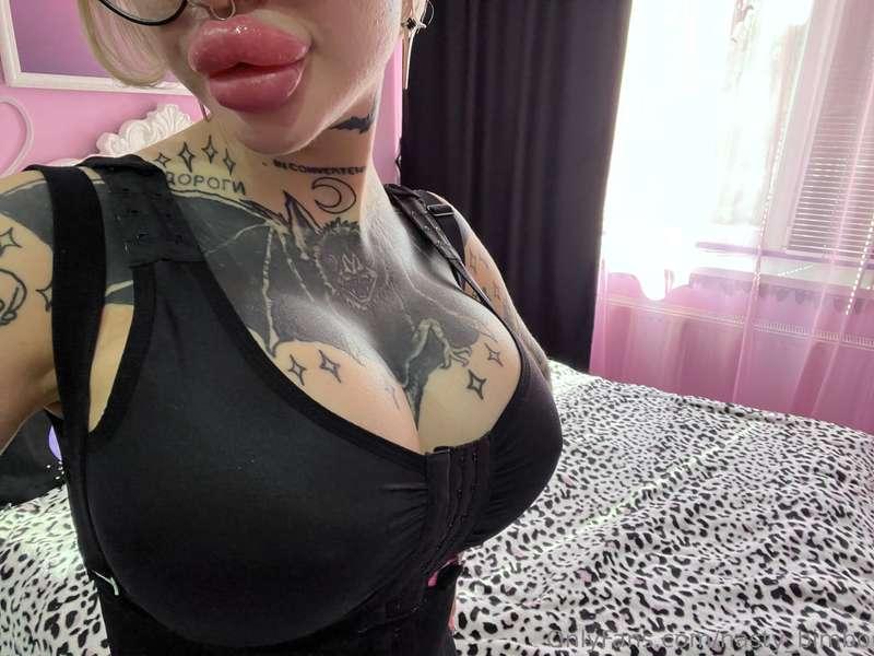 All my life i was dreaming about having a cleavage and now i..