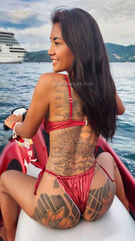 Bikini rider! Catch me if you can! 😜😈