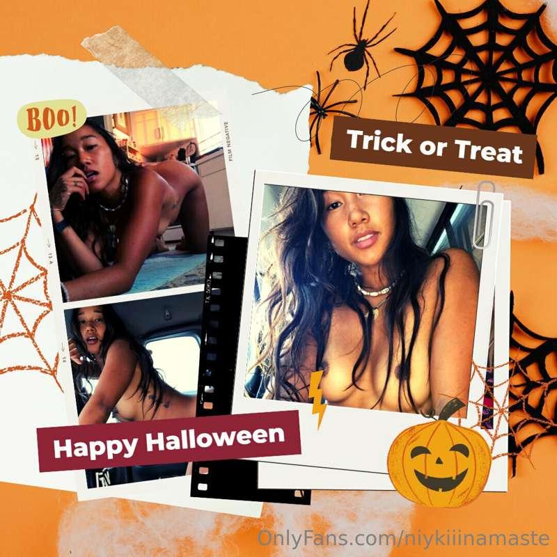 It's 𝗛𝗔𝗟𝗟𝗢𝗪𝗘𝗘𝗡 🎃👻
Let's play 𝗧𝗥𝗜𝗖𝗞 𝗼𝗿 𝗧𝗥𝗘𝗔𝗧! 😏😃

Will you gi..