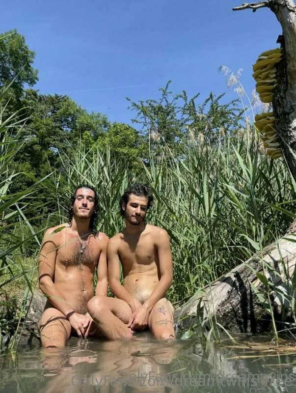In our natural habitat, enjoying some vitamin D