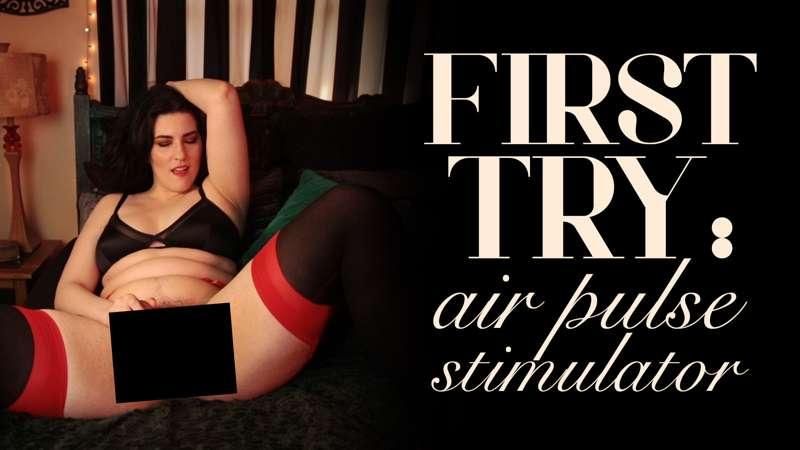 "Unboxing & First Try: Air Pulse Stimulator"
In this candid-..