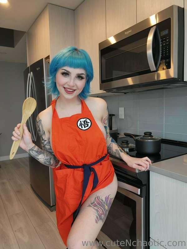 Wanna make a mess in the kitchen with me? 😈💦