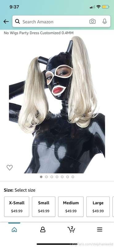Thinking about investing in a fetish mask. IF there’s enough..