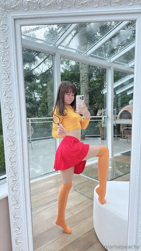 Naughty Velma prepared some surprises if you left your renew..