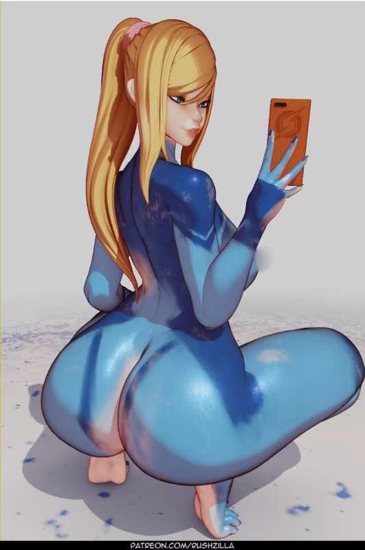 Bodypaint Samus (Reshaded + Animated)