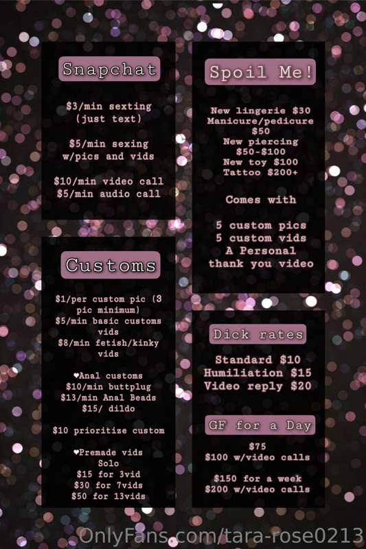 ~my menu~