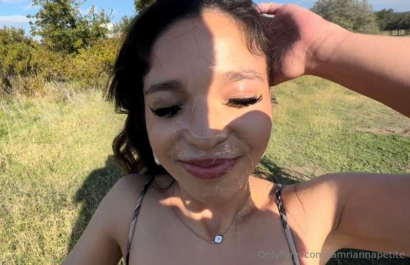 Cum shot on the golf course 😋