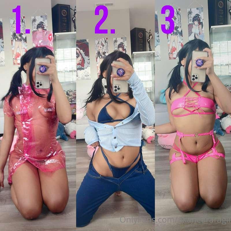 So many new lewd new outfits I don’t know which one to wear ..