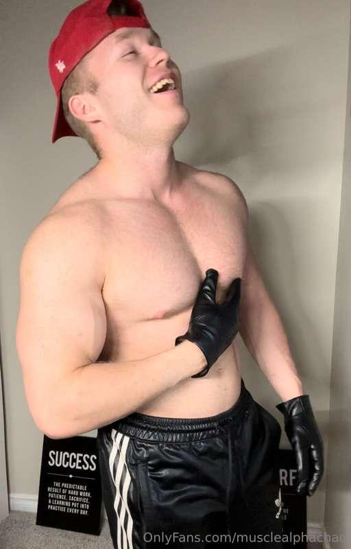 LEATHER/CUCK/GLOVES. I make you into a SLAVE and CUCK you an..