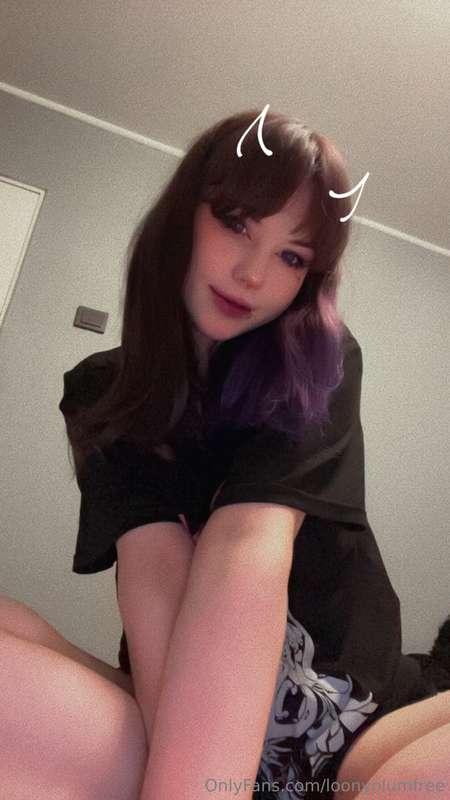 How do you like my new hair color, darling?🌚💜