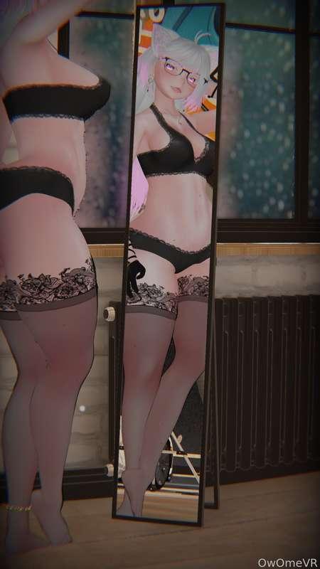 How do I look sweetheart?~❤️

All my stuffs: https://linktr.ee/OwOmeVR

#hentai #anime #vtuber #lewdtuber 
#ass #lewd #nsfw #nude #fyp #abs #free
