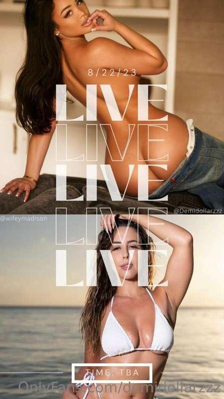 Join me and @wifeymadison 💗💦