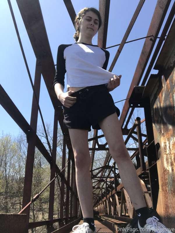 This was my first time doing anything lewd outdoors, it was ..