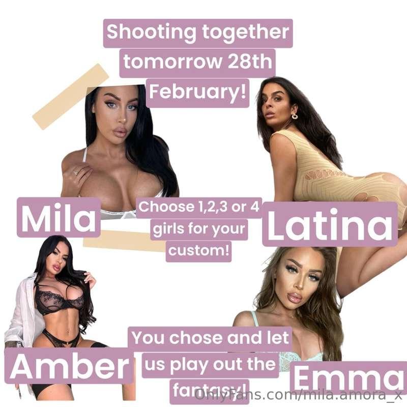 Last chance to get your custom requests in for tomorrow!