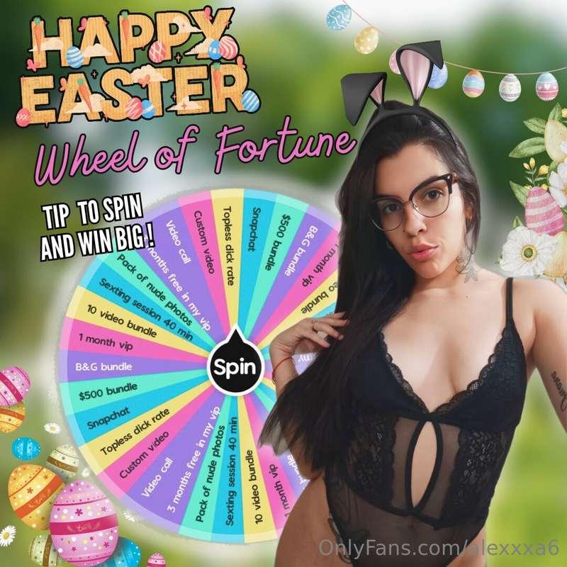 ALEXA'S EASTER - 𝙒𝙃𝙀𝙀𝙇 𝙊𝙁 𝙁𝙊𝙍𝙏𝙐𝙉𝙀 🥚🐰💐  EASTER TIME is here!!..