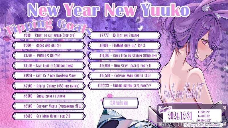 ご主人様〜❤

After a quick nap we returned to continue Day 1 of the debut! You guys made the first day so amazing that we hit the secret feature goal already. Thank you for spoiling your princess so much, it makes me so happy to be supported by so many cuties .

For Day 1 part 2 we watched some tentacle hentai as a punishment redeem. The one in this stream was more plot centric and wasn’t as bad as the previous one. After we watched everyone’s favourite maid hentai we reached the raffle unlock! We got some winners for control links, name on thigh, and even a Yuuko rendition of the interspecies reviewers intro.

We will be continuing the celebration for another 4 days so make sure to spoil the bun and win some of the raffle prizes!


#yuukovt #lewdtuber #vtuber #asian #anime #japanese #spanking #asmr #fyp #bunnygirl #stream #vod #findom #oiran