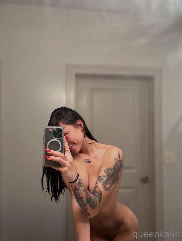 Lounging around naked because why not