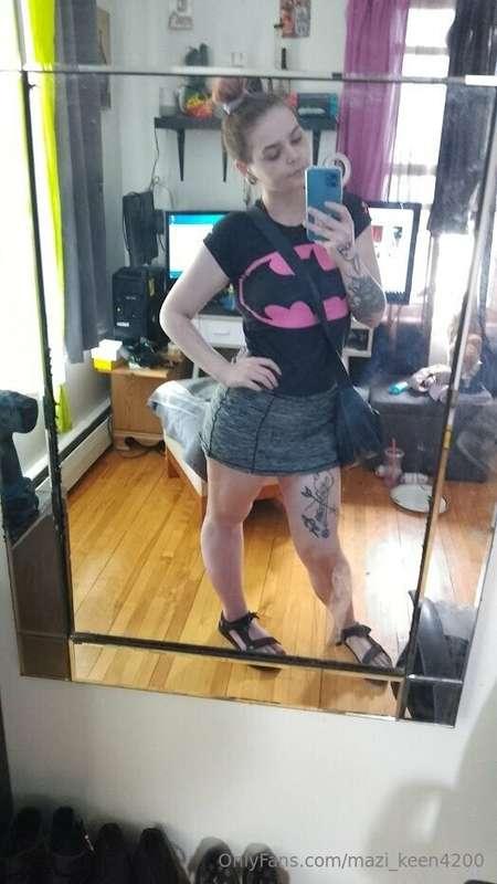 weird combo of clothes but it works