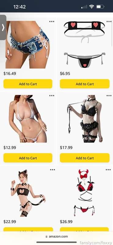 A sweet little slut needs new toys 👉🏻👈🏻 

Help me grow my collection and I’ll send you a free 5 minute video using anything you buy ❤️‍🔥🥵

https://www.amazon.com/hz/wishlist/ls/1XQYBUV9NGRTU?ref_=wl_share
