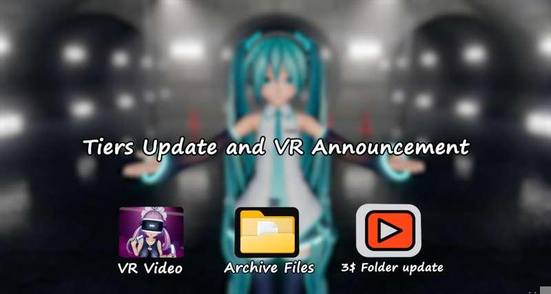 Tiers Update and VR Announcement!