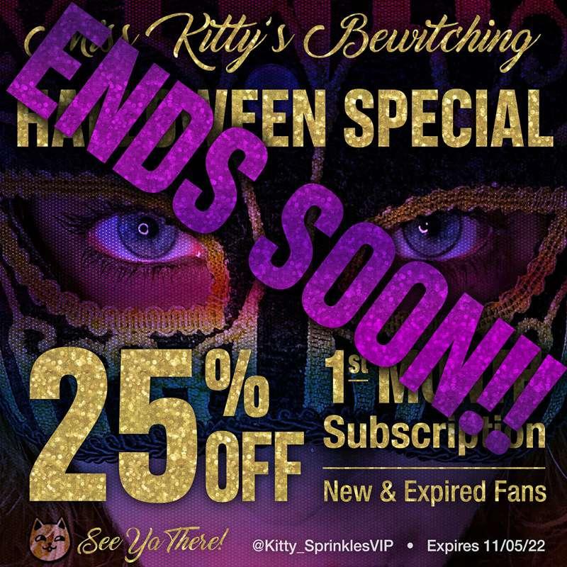 🚨🚨🚨🚨 ENDING SOON!!! 🚨🚨🚨🚨

Don't miss out!
✨✨ It’s Miss Kitty..