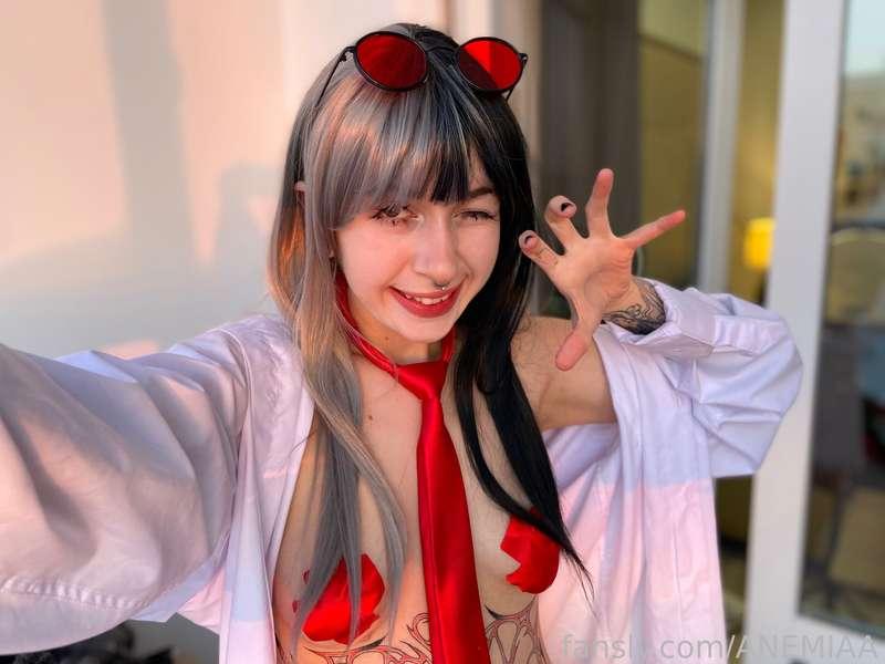 How do you like my image today?✨💕❤️   
Rate with a like 😊 
I have a great mood and I decided to put on some red glasses lol do I look dangerous?😂

#pussy #teen #18 #anime #tits #babyface #hentai #Sexting #Fyp #egirl