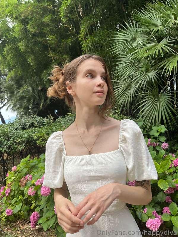 White gentle dress is not just a piece of clothing, but a sy..