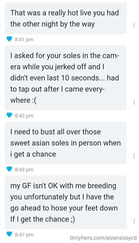 FULL POST: CUMMING ON MY FEET ON LIVE VIDEO AS REQUESTED BY ..