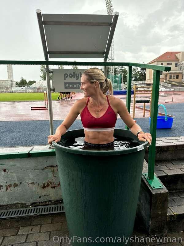 longest ive ever sat in the cold plunge 🙈