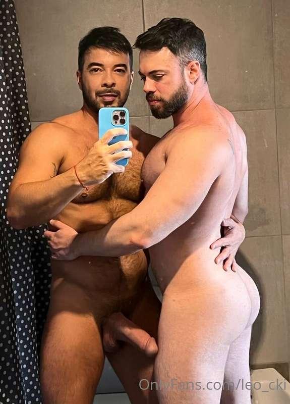 With my bestie @brunoalvarezladd today, making new content 😈..