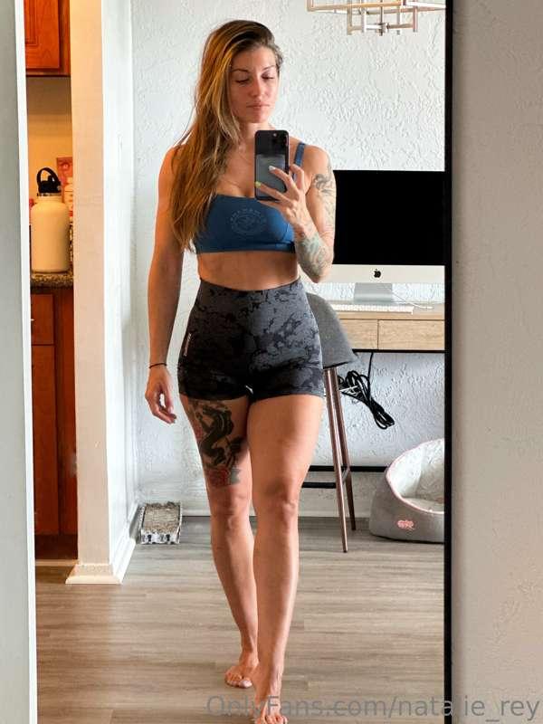 Blue bra or blue shorts?