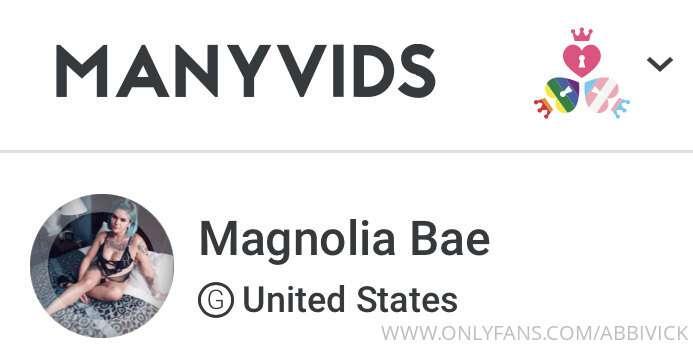 Y’all know where to find me:
 magnoliabae•Many Vids•com and ..