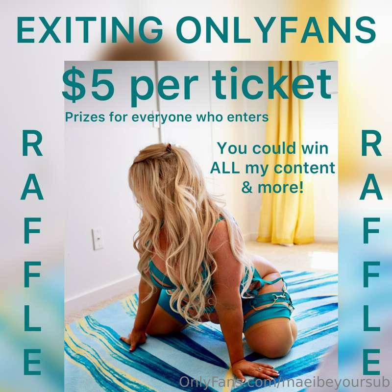 ***RAFFLE TIME!*** **In honor of all the fun we’ve had here ..